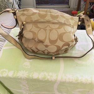 Genuine Coach over-the-shoulder bag